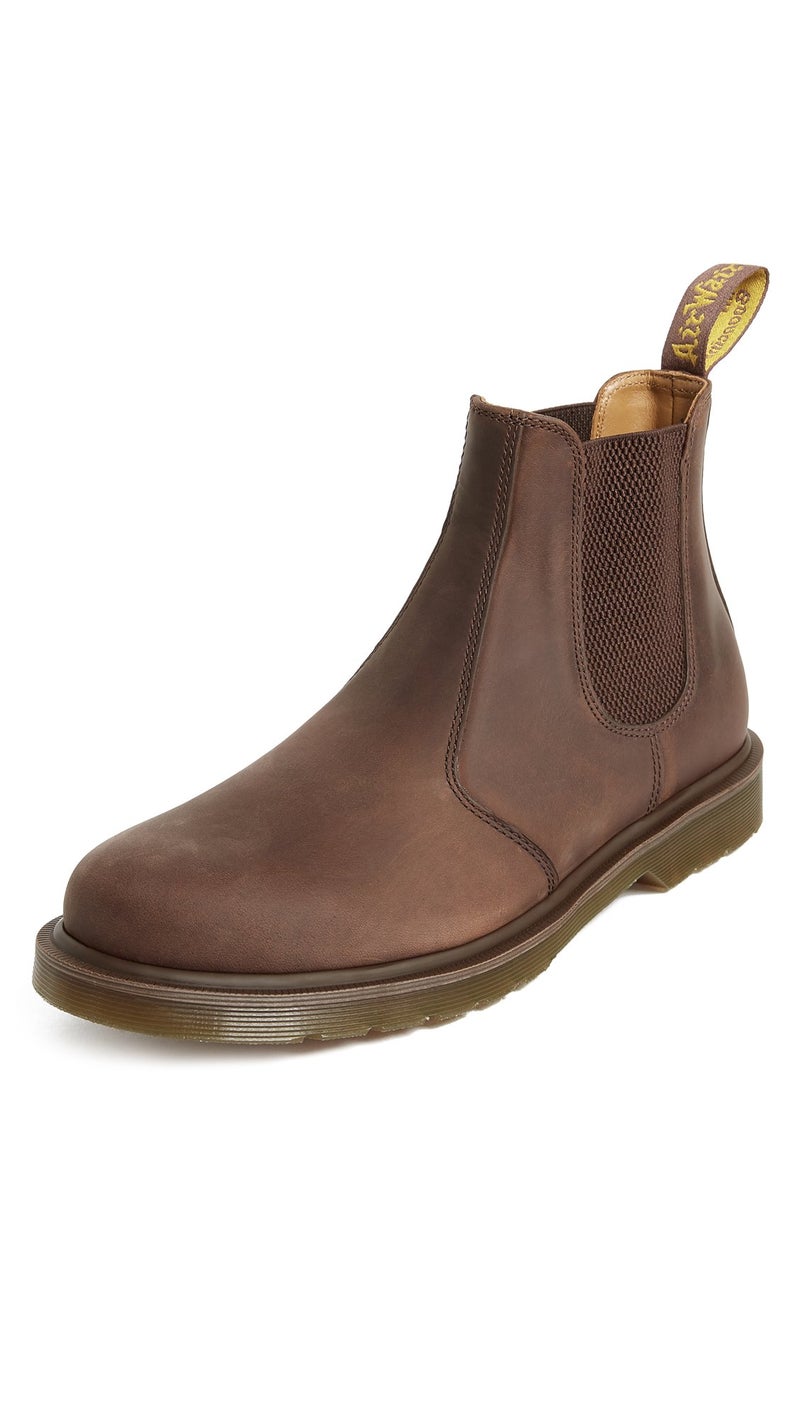 Dr Martens UnisexAdult 2976 Crazy Horse Chelsea Boot Gaucho 8 BM US Women 7 DM US Men