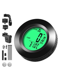 Excefore Bicycle Computer Multifunctional Waterproof Odometer Bike Speedometer Cycling Speed Tracker with 3-Colour Backlit Display with 20 Functions and Auto on off for Outdoor Indoor Tracking  - Image 1