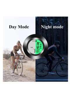 Excefore Bicycle Computer Multifunctional Waterproof Odometer Bike Speedometer Cycling Speed Tracker with 3-Colour Backlit Display with 20 Functions and Auto on off for Outdoor Indoor Tracking  - Image 2