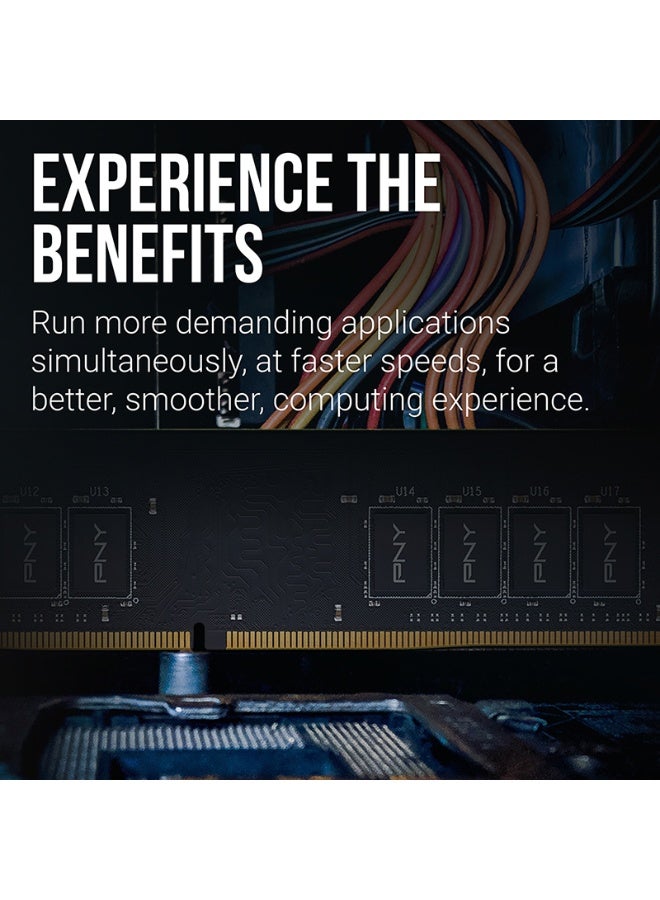 بي إن واي Performance DDR4 3200MHz Desktop Memory, 16GB (1x16GB) Module, CL22, 1.2V, Single Channel, Low Voltage, High-Speed, Compatible with DDR4 Desktops, Reliable & Energy Efficient | MD32GSD43200-TB - Image 5