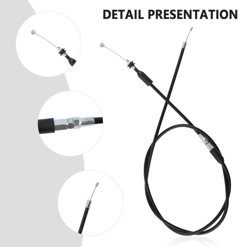 Stacool 7/8'' 22mm Thumb Throttle Kit with Throttle Cable,Aluminum Motorcycle/Mini Bike Throttle Cable Replacement,Universal Motorcycle Accessories for 50-250cc ATV Bike - Image 3