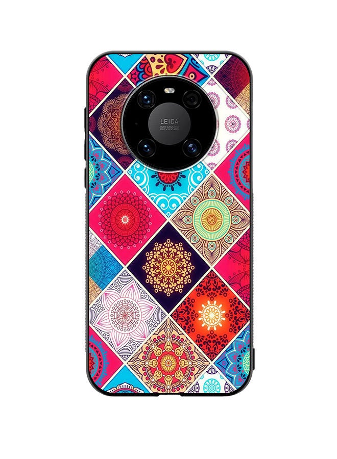 VR CREATIVE Protective Case Cover For Huawei Mate 40 Flower Pattern Design Multicolour - Image 1