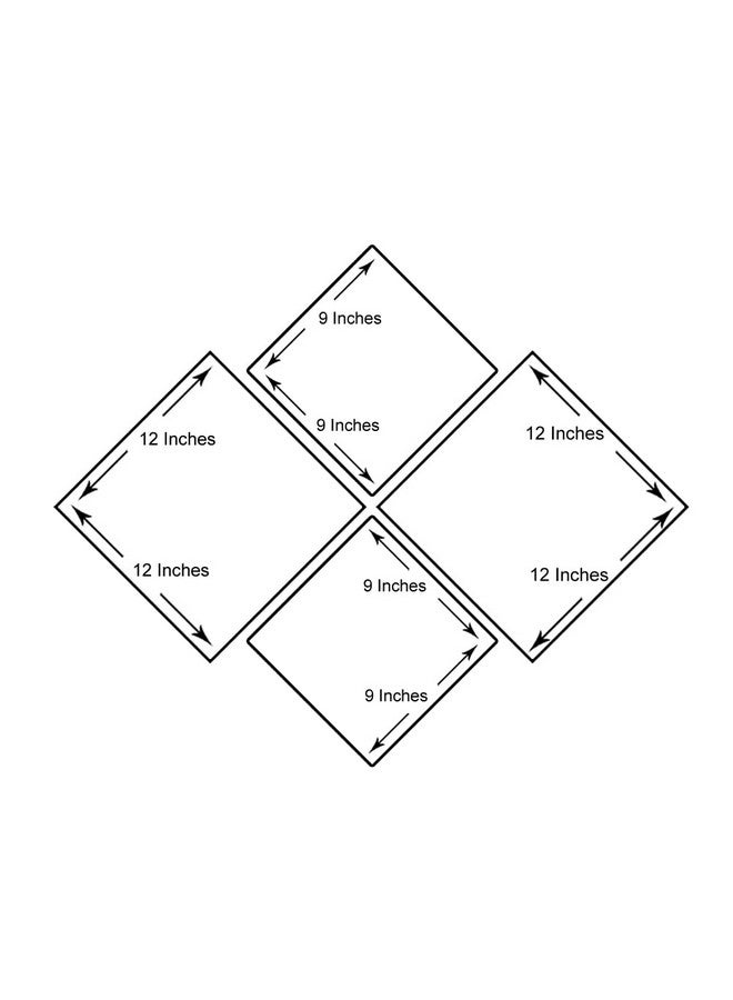 جو هوكد ديكور حائط مكون من 4 ألواح من Go Hooked (مجموعة من 4 قطع) - Image 5