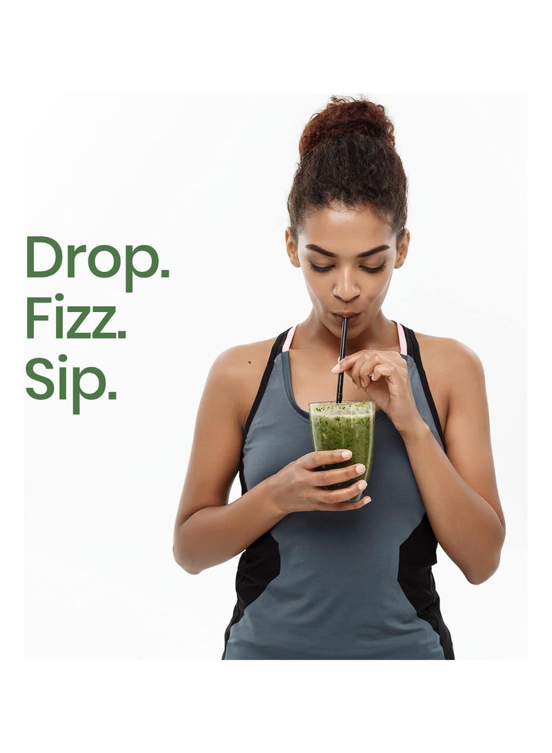 WELLBEING NUTRITION Daily Greens | Wholefood Multivitamins with Vitamin C, Zinc, B6 for Immunity & Detox with Organic Certified Plant Superfoods & Antioxidants (15 Effervescent Tablets) Pack of 2 - Image 3