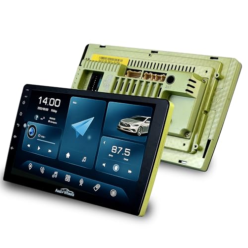 Audio Wheels Wireless CarPlay & Multimedia Auto 10-Inch 1280P Car Android Display with Gorilla Glass | Android 13 | TS-9 Processor | 2GB RAM & 32GB ROM for Seamless Connectivity (10 Inch) - Image 1