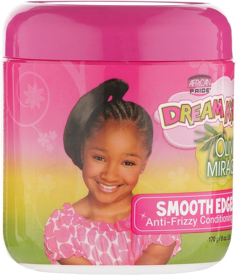 African Pride Dream Kids Olive Miracle Smooth Edges Anti-Frizzy Conditioning Gel, 6 Oz - Image 2