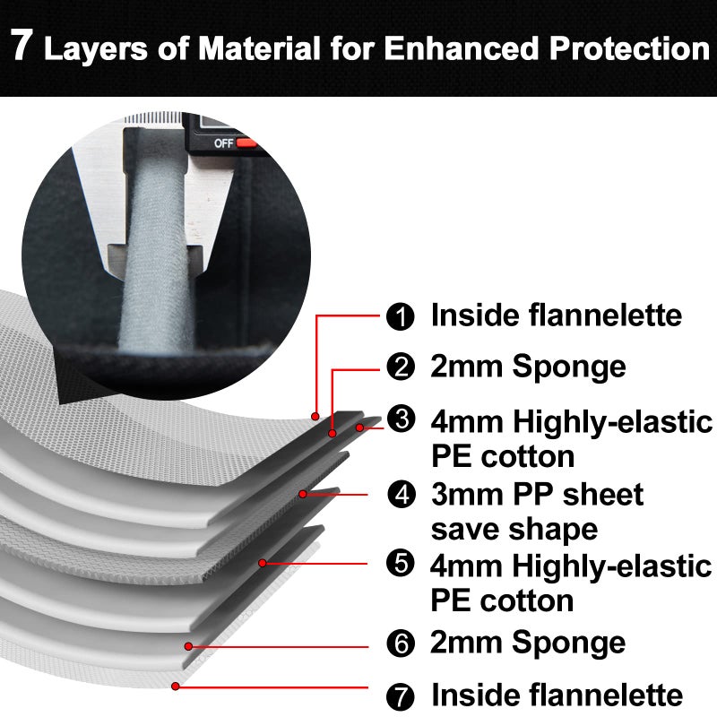 CADeN DSLR/SLR Camera Shoulder Bag Case with Adjustable Shoulder Strap, Compatible for Nikon, Canon, Sony Mirrorless Cameras Waterproof (Large) - Image 3