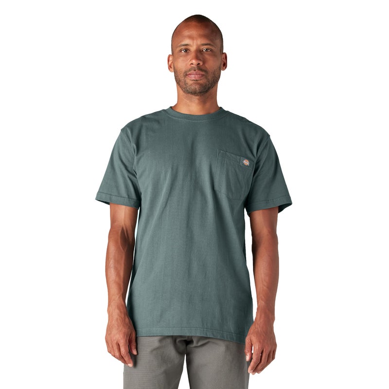 Dickies Mens Heavyweight Crew Neck Short Sleeve Tee BigTallLincoln Green3XLarge Tall