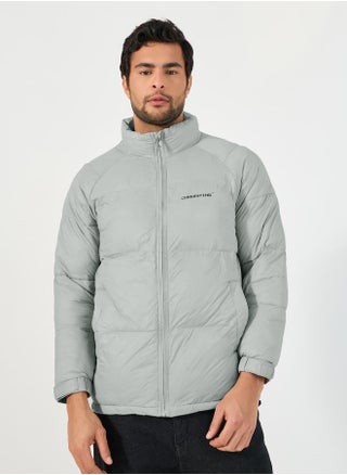Quilted Puffer Jacket with Minimal Print Detail - pzsku/ZF0AB9A4DFBF6A2CF945DZ/45/_/1732177919/8796a439-1ecd-4065-9dd6-de67938cd955