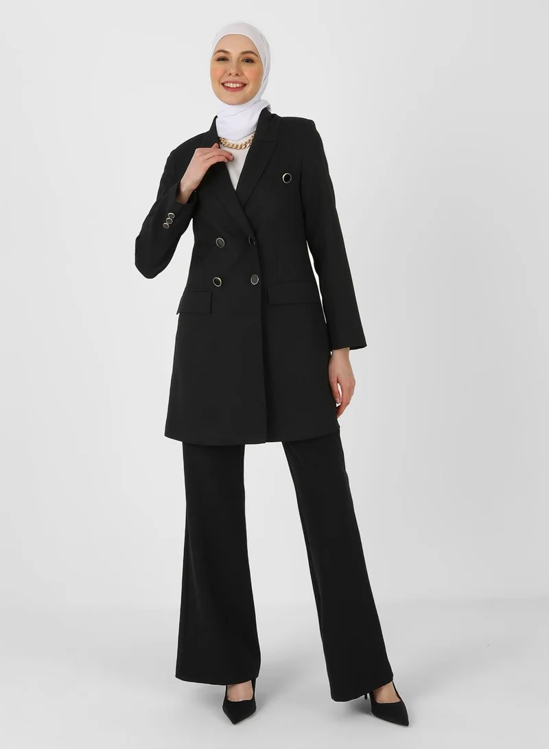 Refka by modanisa Button Detail Jacket
