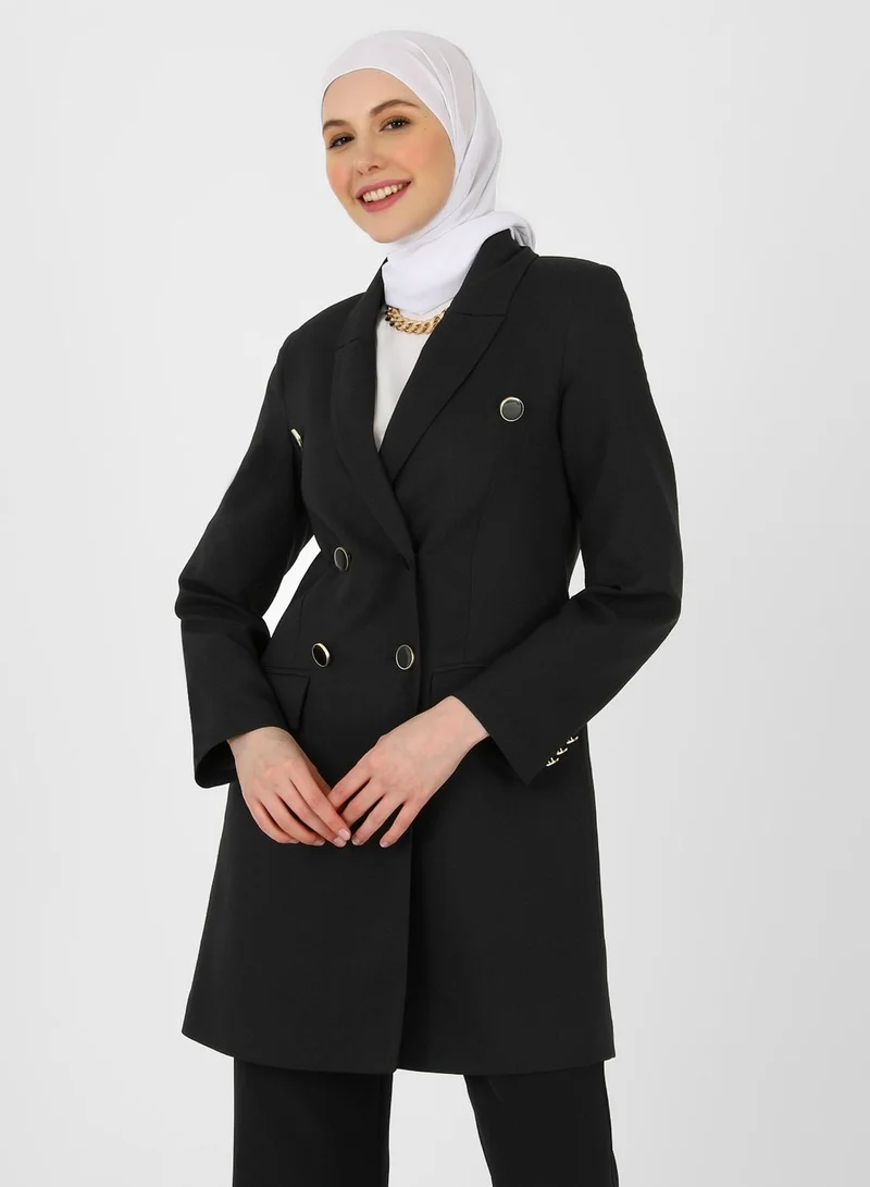 Refka by modanisa Button Detail Jacket