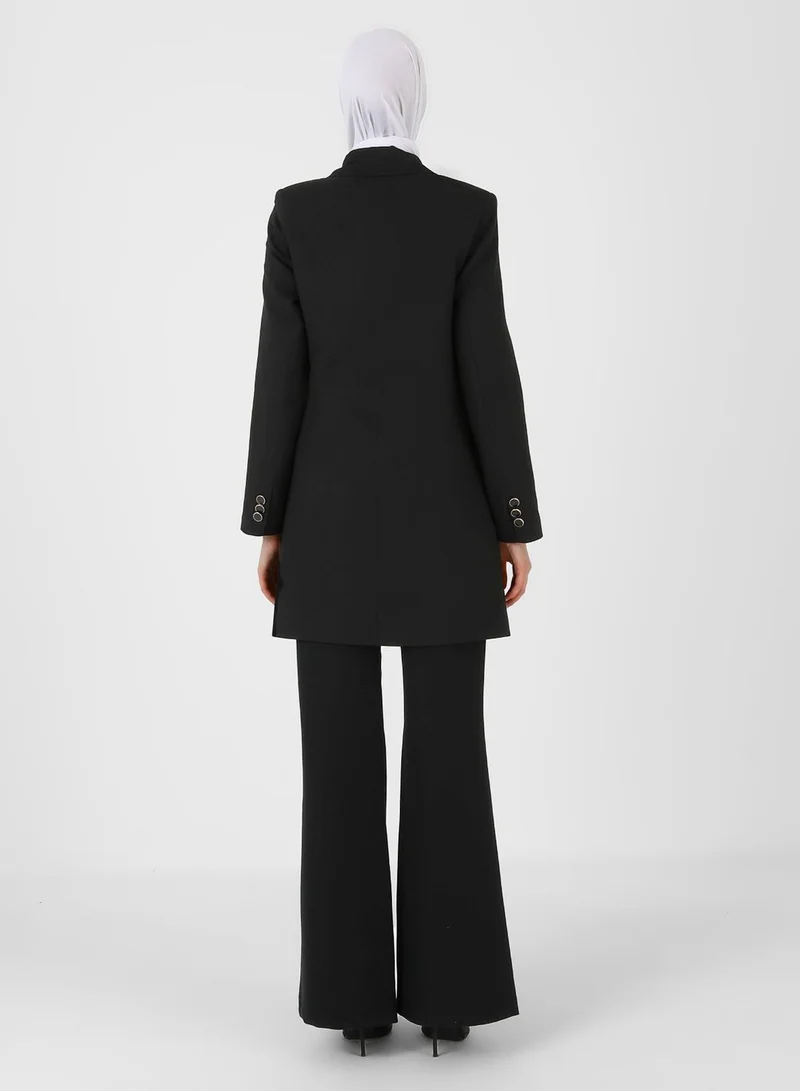 Refka by modanisa Button Detail Jacket