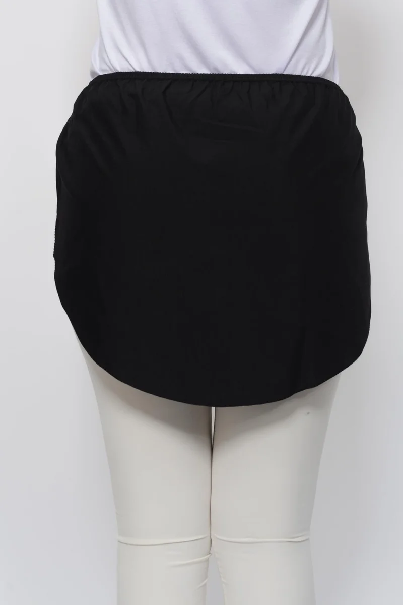 Altobeh Half Shirt Skirt - Black