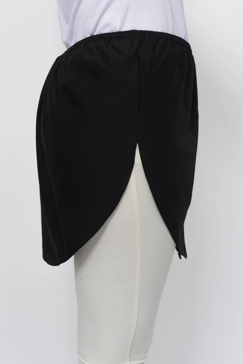 Altobeh Half Shirt Skirt - Black