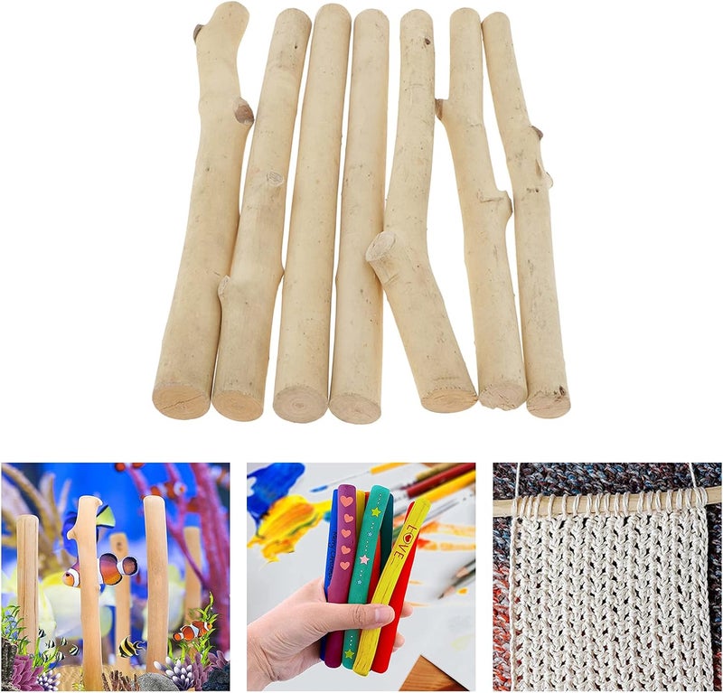 كلاراكو 7 قطع من أغصان الخشب الطافي، حشو أغصان ريفية للأعمال اليدوية - Image 5