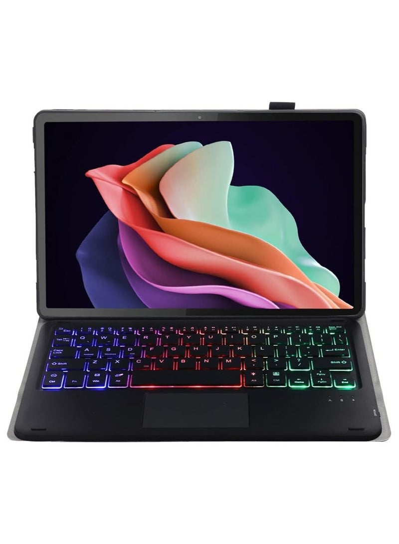 Touchpad Keyboard Case Compatible with Huawei Matepad 11.5 inch/Air 11.5 inch 2023/ Matepad 11.5S 2024, Magnetic Removable Wireless Colorful Backlit Keyboard Cover - Image 3