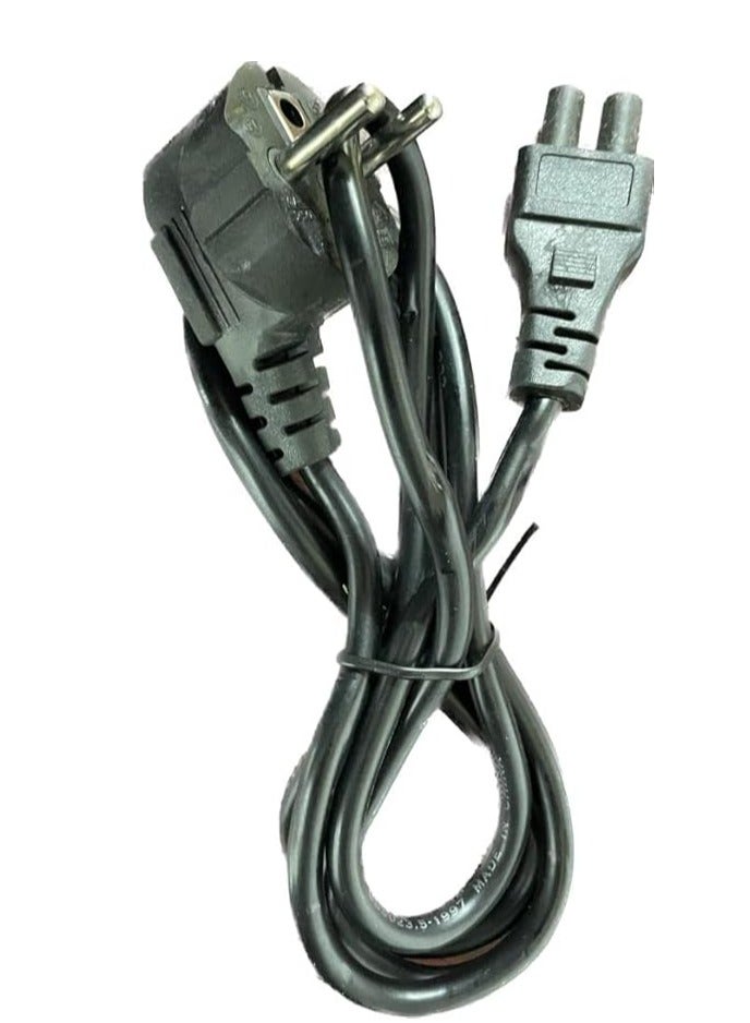 1.5m EU 3 Prong 2 Pin AC Laptop Power Cord Adapter Cable - Image 3