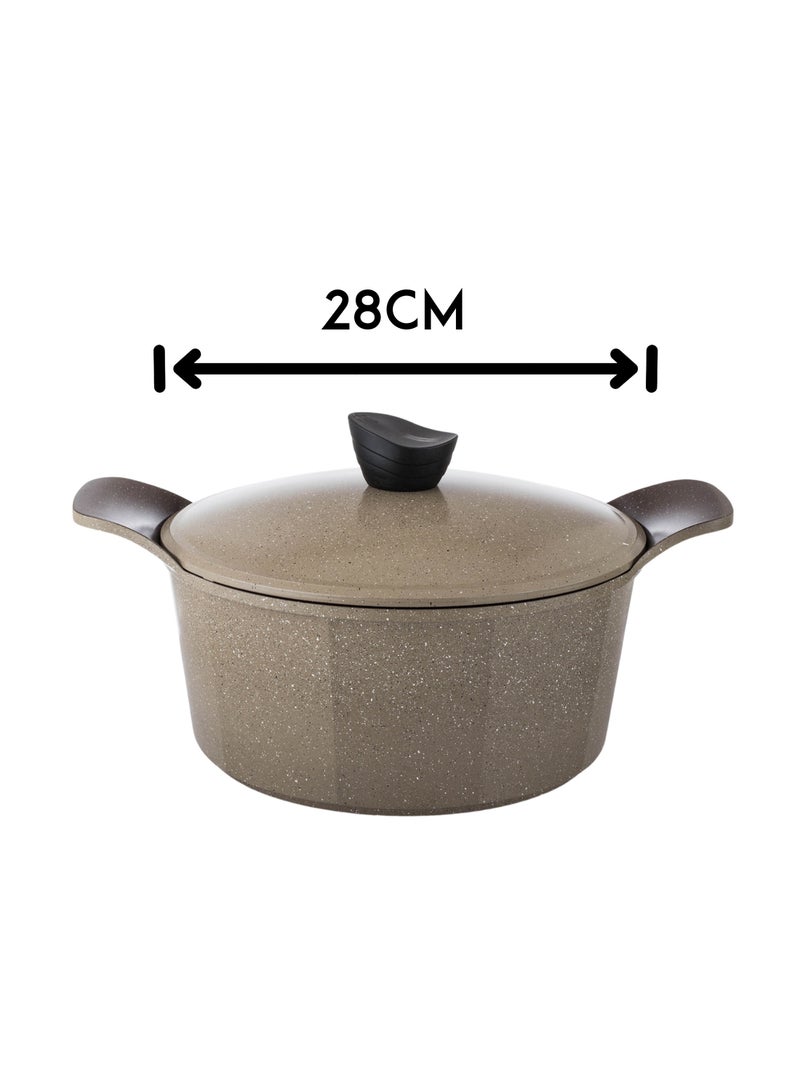 LAHOYA 12-piece cookware set made of high-quality granite with Korean materials and specifications and Saudi industry - Image 2