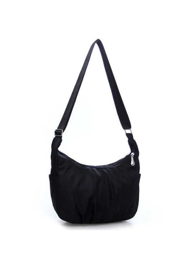 NIBEMINENT - Fashion Waterproof Single Shoulder Bag Black - Image 1