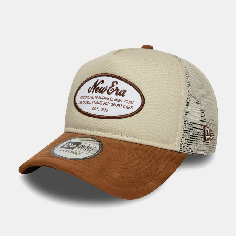 NEW ERA Men's Oval Patch Camo Trucker Cap