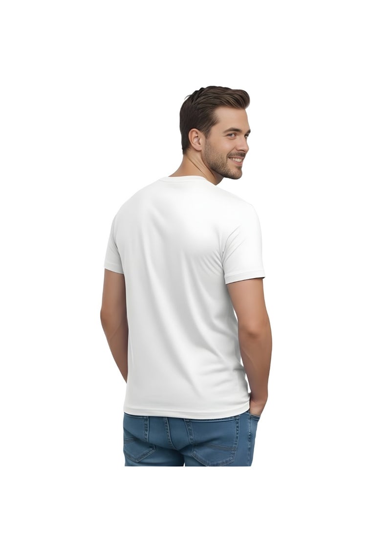 PRINTSHOP4ME 10 pcs Adult Round Neck Combed Men's T Shirt 190 GSM Pure Cotton Basic Colors - Image 3