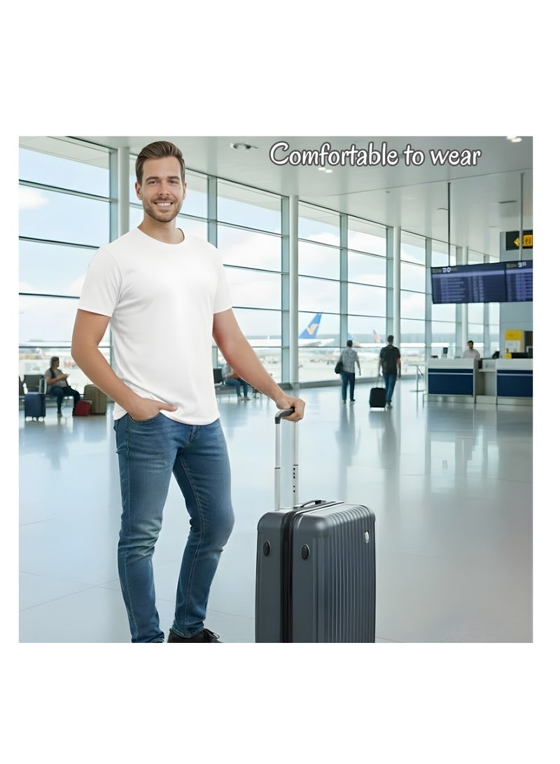 PRINTSHOP4ME 10 pcs Adult Round Neck Combed Men's T Shirt 190 GSM Pure Cotton Basic Colors - Image 5