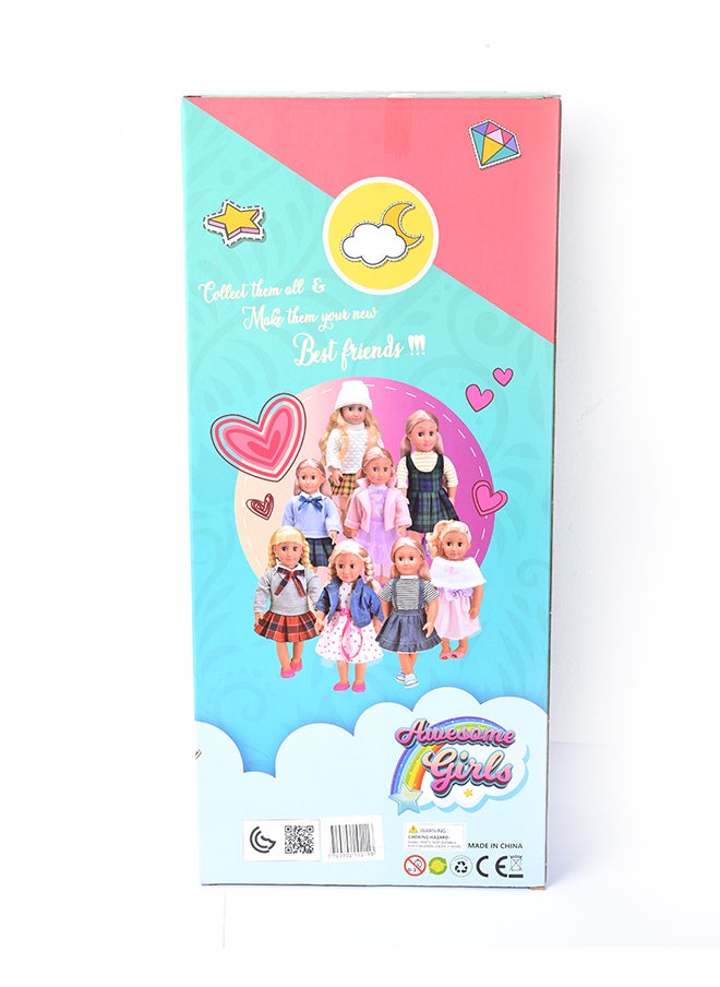 AWESOME GIRLS - AWESOME GIRLS DARLENE DOLL 18 INCH CUTE FASHION DOLL - Image 1