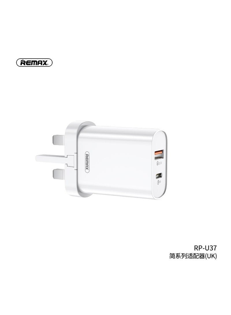REMAX Remax Jan Fast Charger Set 20W RP-U37 - Image 1