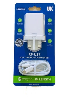 REMAX Remax Jan Fast Charger Set 20W RP-U37  - Image 3