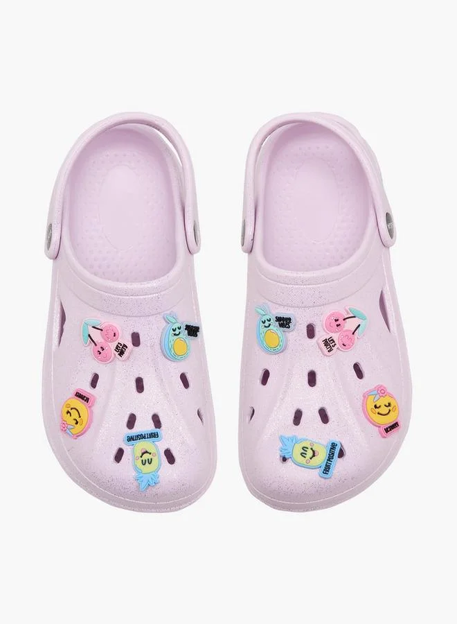 Aqua Girls Embellished Clogs