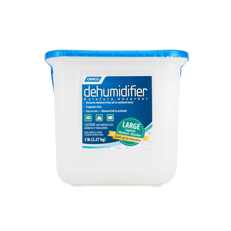 Camco Moisture Absorber Bucket  Features FastActing MoistureAbsorbing Agent  NoFragrance Beads  Use with RV Storage Camper Organization  More 44282 - Image 1