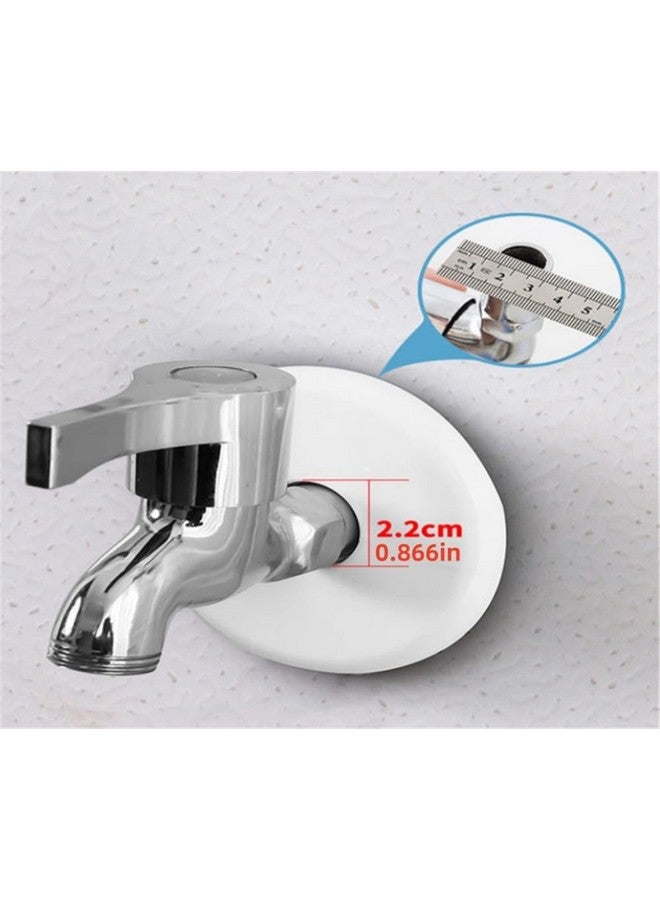 shenghang 2 pcs Wall Split Flange Self-Adhesive tape Round Escutcheon Various pipes Plate Cover for Water Pipe Faucet Decoration Accessories (10mm/0.39in) - Image 4