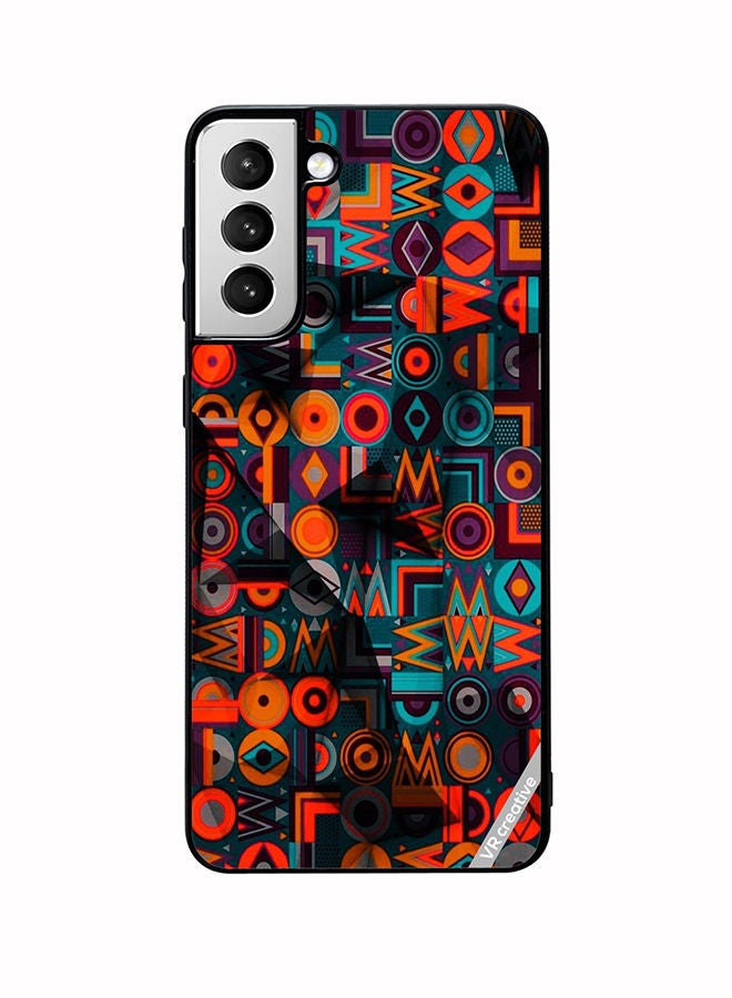 VR CREATIVE Protective Case Cover For Samsung Galaxy S22 5G Flower Design Multicolour - Image 1