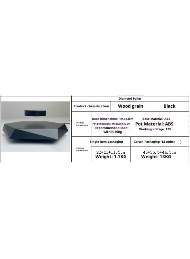 Magnetic Levitation Display Stand, Creative ABS Floating Ornament, 19.5cm Base, 400g Load Capacity - Image 5