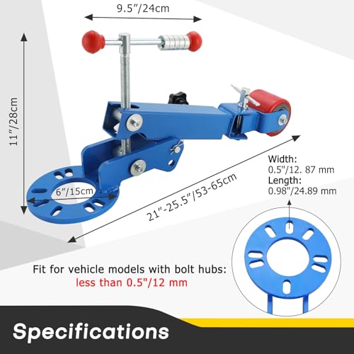 Acymner Fender Roller Tool Lip Reforming Extending Tool | Heavy Duty Wheel Arch Roller Flaring Former,Fender Roller for Automobile Maintenance - Image 3