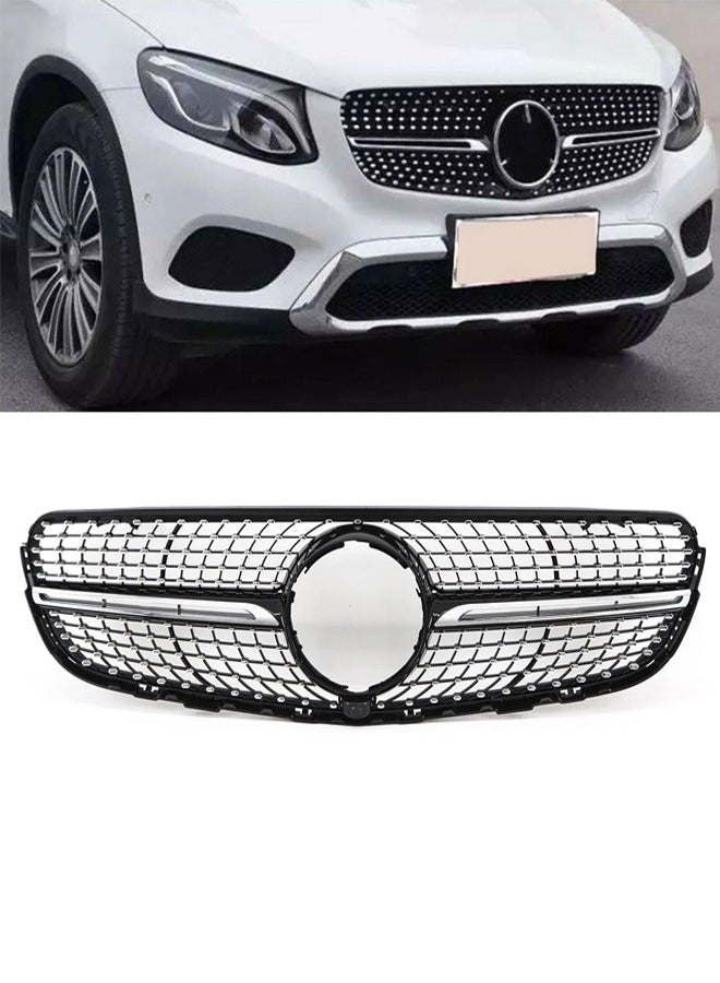 Generic Car front grille compatible with Mercedes GLC X253 Model 2016-2019 - Image 1