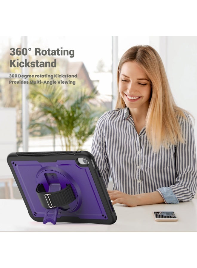 general Case for IPAD 11th (A16) 2025(A3354), Shockproof Robust Case with Screen Protector, Pen Holder, 360° Rotating Stand/Wrist Strap  Shoulder Strap - Image 5