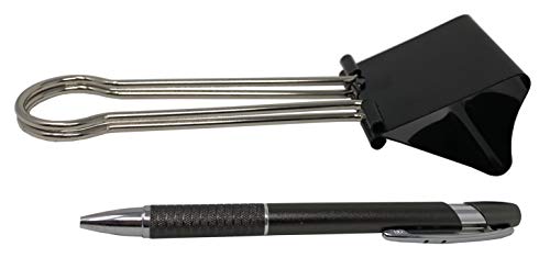 Clipco Binder Clips Super Extra Large 2-1/3in Black (2-Pack) - Image 4