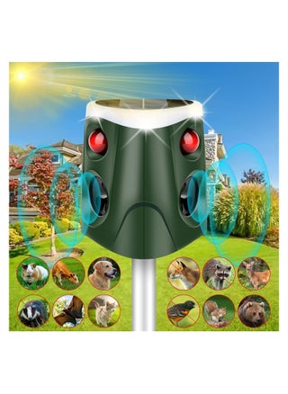 Ultrasonic Animal Repeller Outdoor 360° Animal Deterrent Solar Dog Chaser Ultrasonic Solar Powered Animal Repeller Waterproof Animal Repeller Protect Farm for Dogs Bird Skunk Rabbit Squirrel - pzsku/ZF0ACC63D9ACC1042C2F0Z/45/_/1704274999/eed325c7-b905-4845-bba2-dd590910fedc