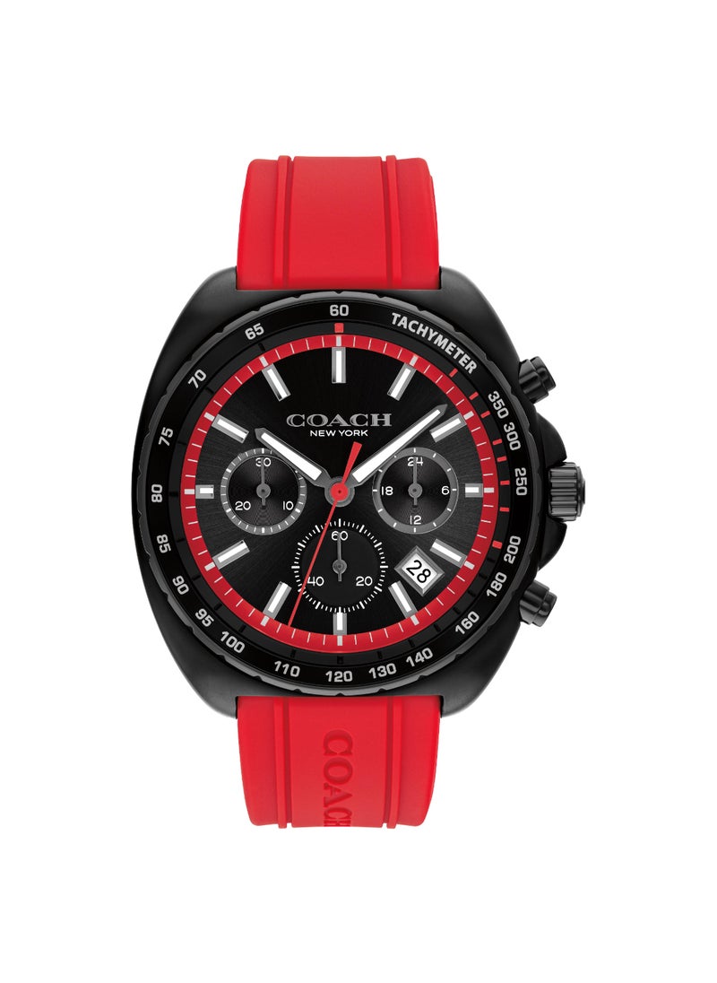 COACH COACH WATCHES TONNEAU CHRONOGRAPH MEN'S BLACK CASE WATCH - 14602710  - Image 3