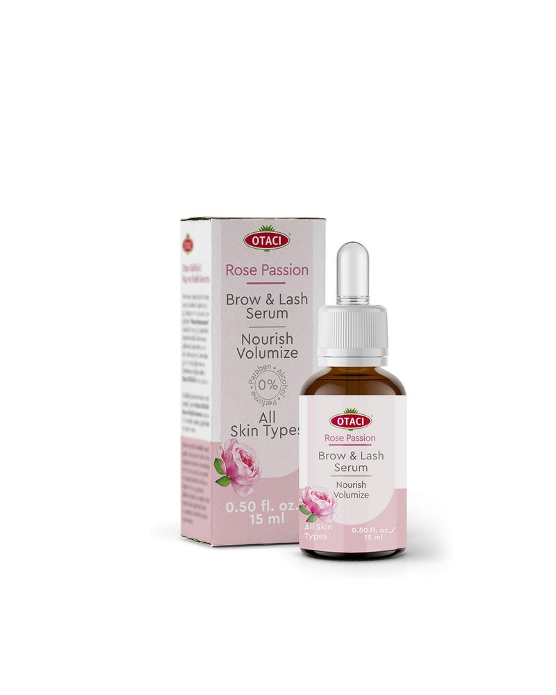 OTACI Rose Passion Brow and Lash Serum, Lash Growth Eyelash Growth Natural - Image 1