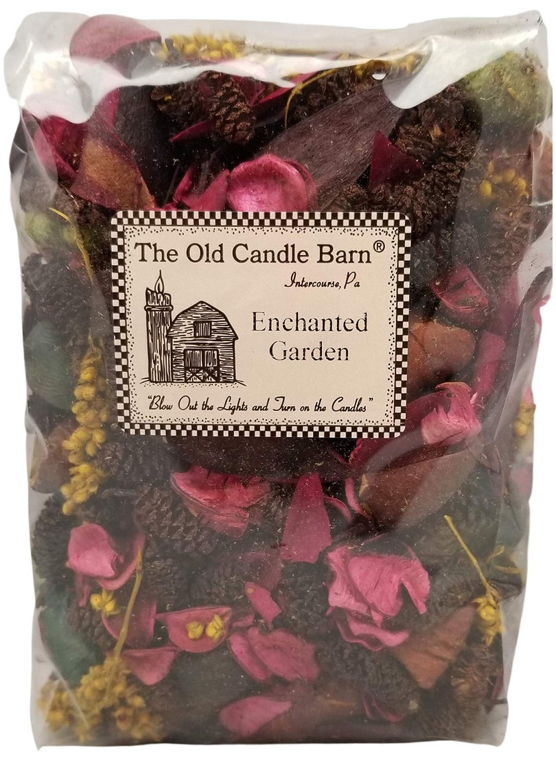 Old Candle Barn Old Candle Barn Enchanted Garden Potpourri Large Bag  Perfect for Spring and Summer But Can Be Used All Year Long  Decoration or Bowl Filler 