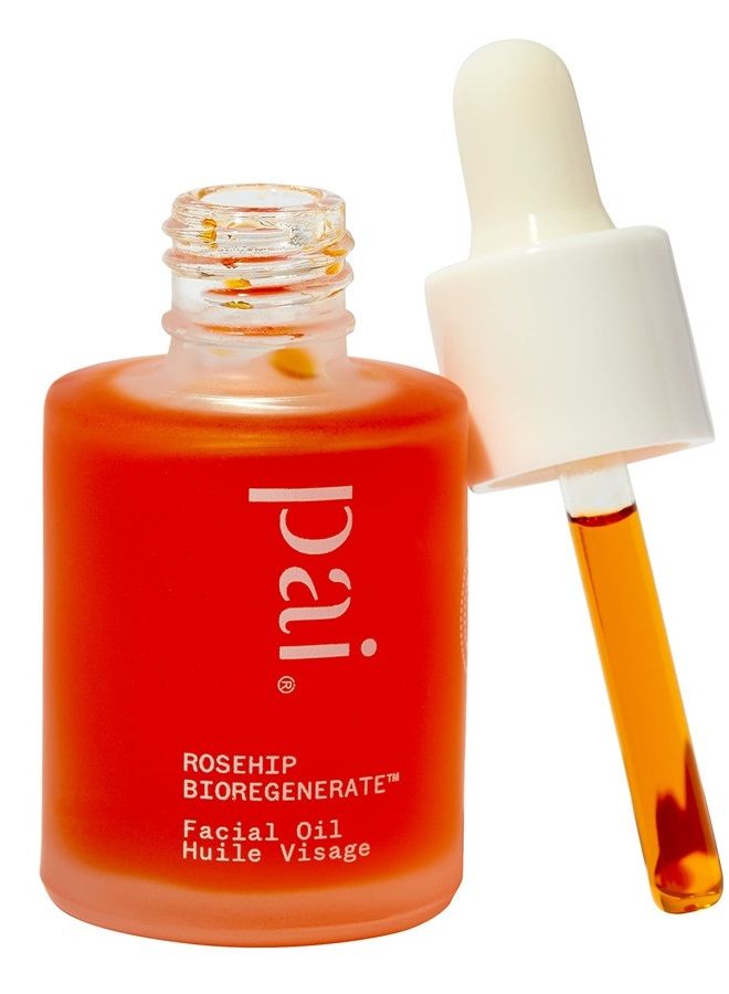 Pai Skincare زيت الوجه العالمي من وردة الورد العضوي BioRegenerate | للعناية بالبشرة الطبيعية، النباتية، الحساسة (0.34 أونصة سائلة | 10 مل) - Image 1