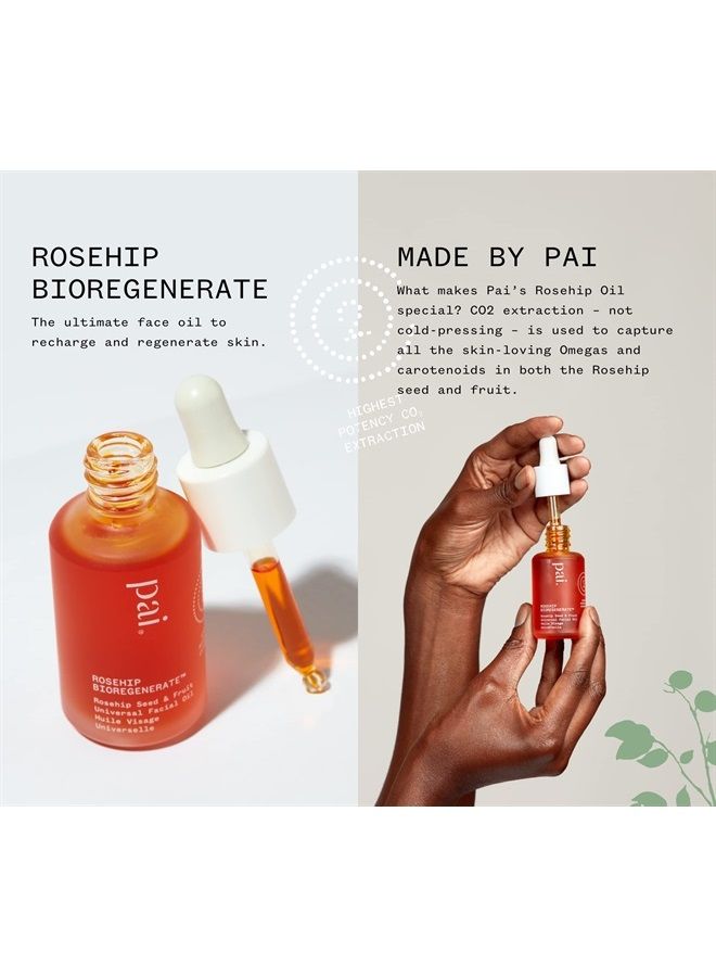 Pai Skincare زيت الوجه العالمي من وردة الورد العضوي BioRegenerate | للعناية بالبشرة الطبيعية، النباتية، الحساسة (0.34 أونصة سائلة | 10 مل) - Image 5