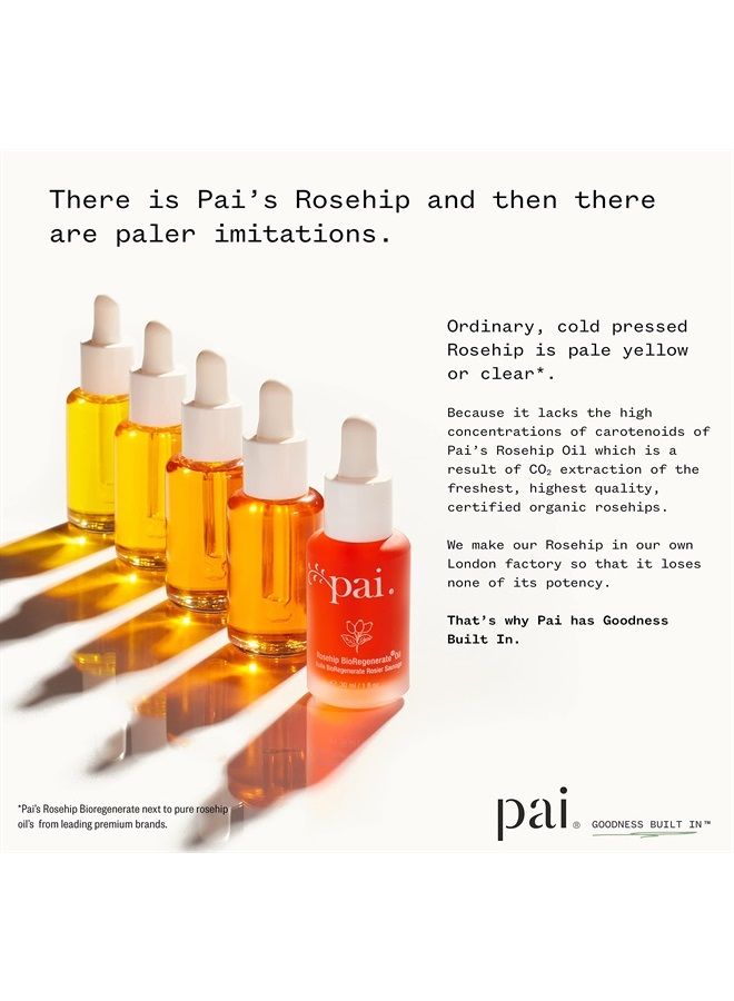 Pai Skincare زيت الوجه العالمي من وردة الورد العضوي BioRegenerate | للعناية بالبشرة الطبيعية، النباتية، الحساسة (0.34 أونصة سائلة | 10 مل) - Image 4