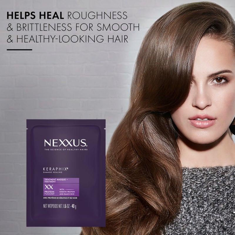 Nexxus Keraphix Masque for Damaged Hair 20 Count 1.5 oz - Image 3