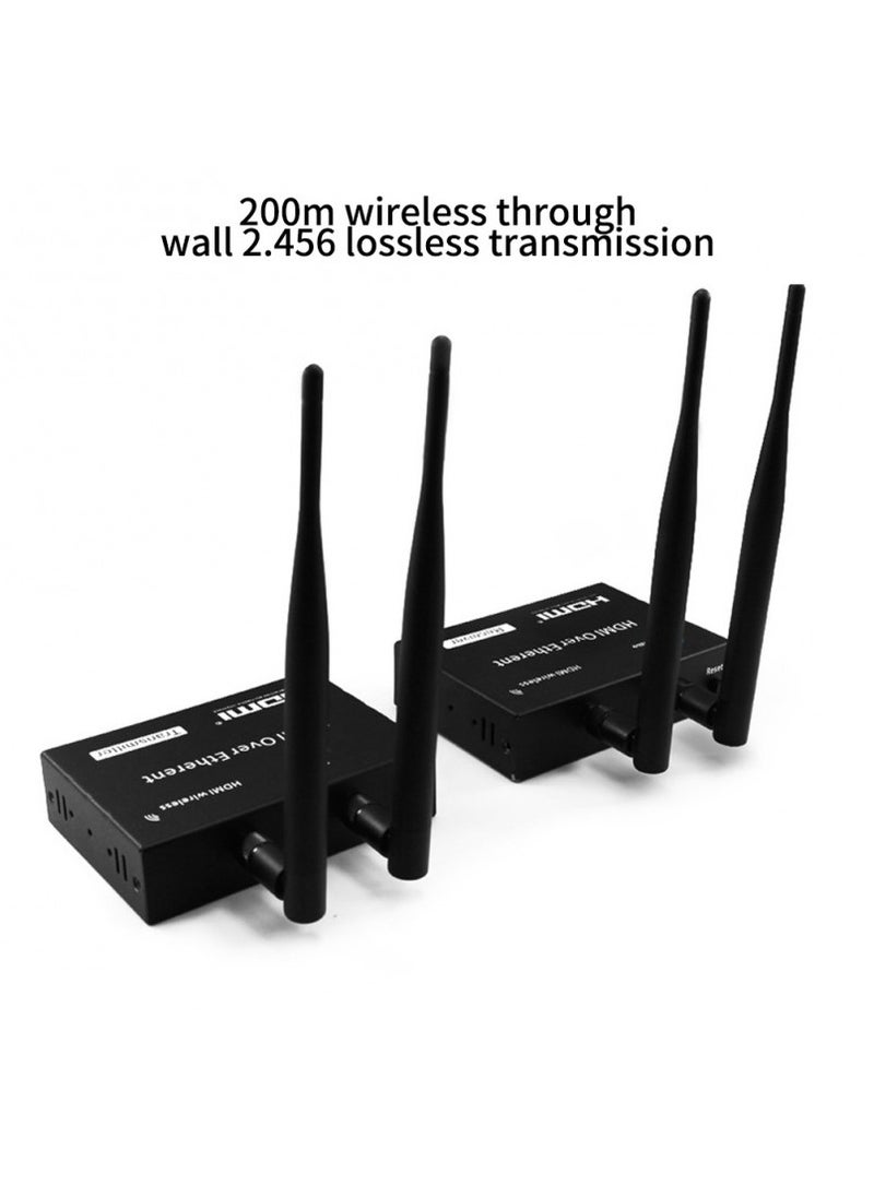 Generic - 200m Loop Out Home Audio Video HDMI WIFI Wireless Receiver TV Electronic Portable Adapter - Image 1