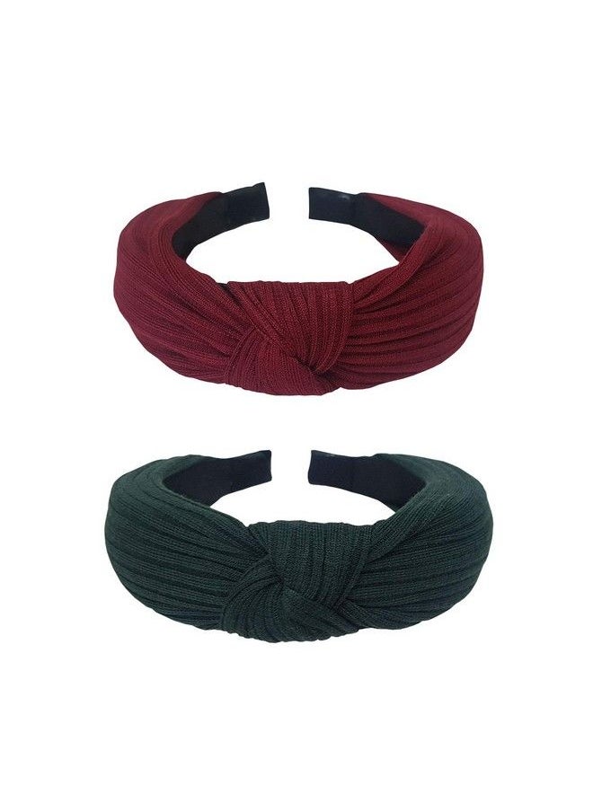 GETACOTA - 12 Pieces Knot Headbands Boho Bands Criss Cross Twisted Head Bands Bowknot Hair Scrunchies Scarf Chiffon Satin Long Tail Elastics Ribbon Ear Bow Scrunchy Ponytail Accessories For Women(Mul_318) - Image 1