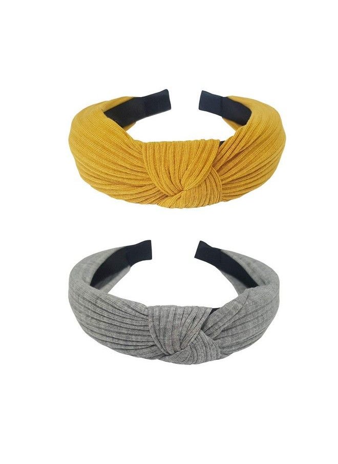 GETACOTA - 12 Pieces Knot Headbands Boho Bands Criss Cross Twisted Head Bands Bowknot Hair Scrunchies Scarf Chiffon Satin Long Tail Elastics Ribbon Ear Bow Scrunchy Ponytail Accessories For Women(Mul_318) - Image 1