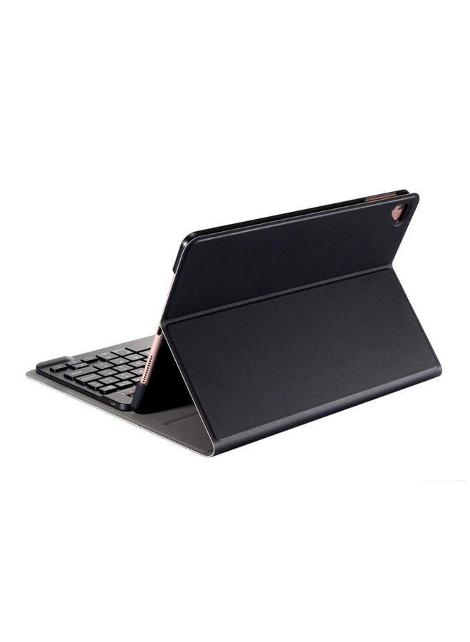 NIBEMINENT Bluetooth Keyboard Case Cover For Apple iPad Air/Air 5 Black  - Image 2